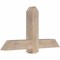 Ekena Millwork Eugene Smooth Timber Gable Bracket, Douglas Fir, 48"W x 26"H x 5 1/2"D x 5 1/2"F, 13/12 Pitch GBW048X26X0606EUG00SDF - alternate 5
